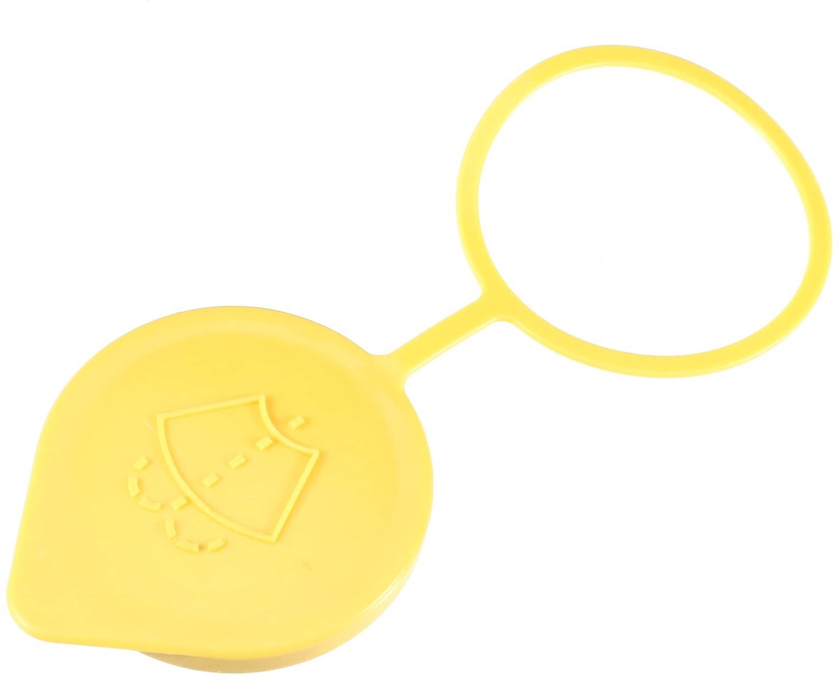 Dailygoods- Ruitenwisservloeistof Reservoirdop - Kunststof - Geel - 15,5x6,3 cm - Voor Subaru Crosstrek/Forester - Voorkomt lekkage - Tankdop