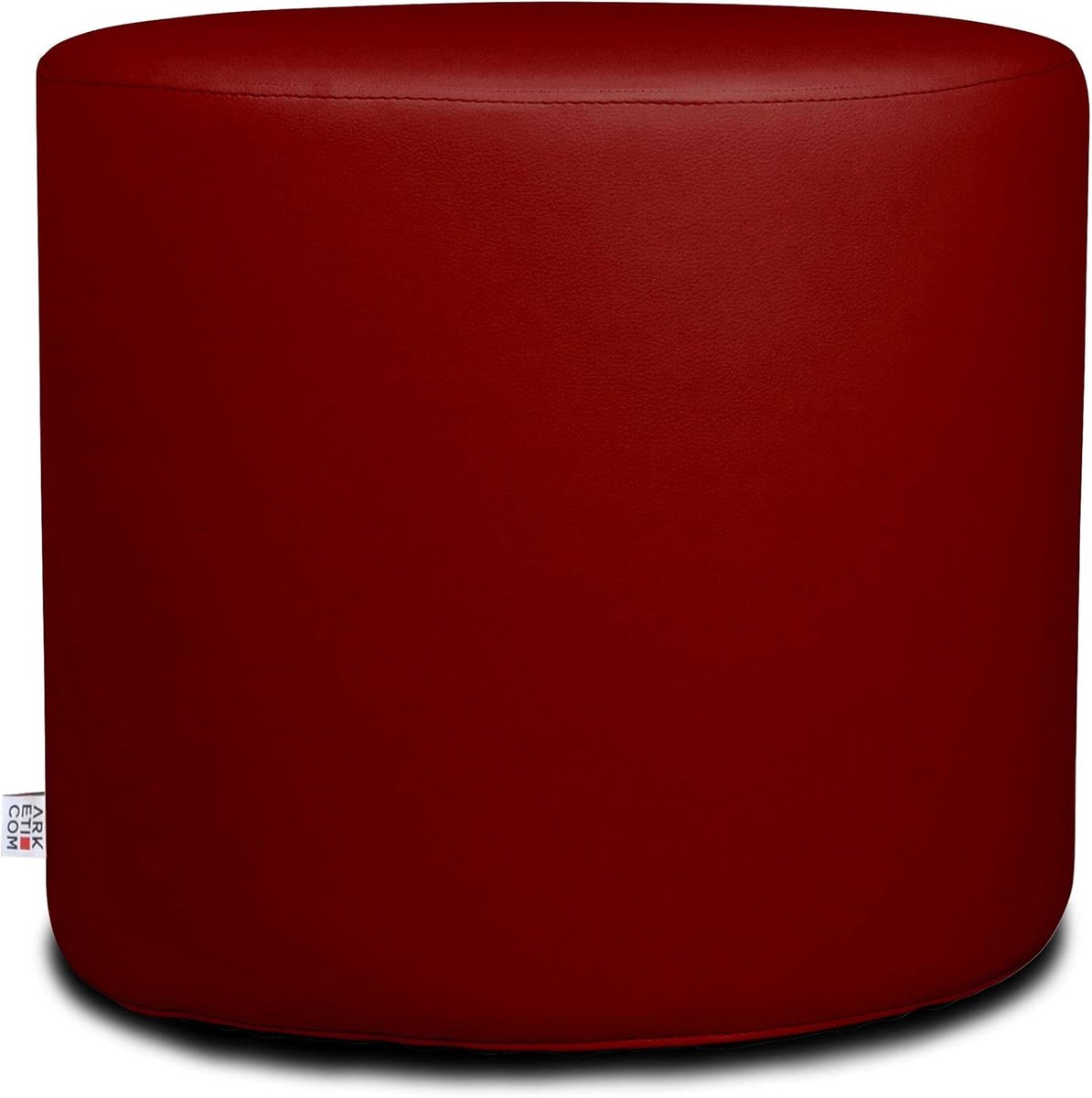 Zitzak Voetenbank - Poef Kunstleer - Ontspannen Zitten - Afneembare Overtrek - 42 x 42 cm - Rood