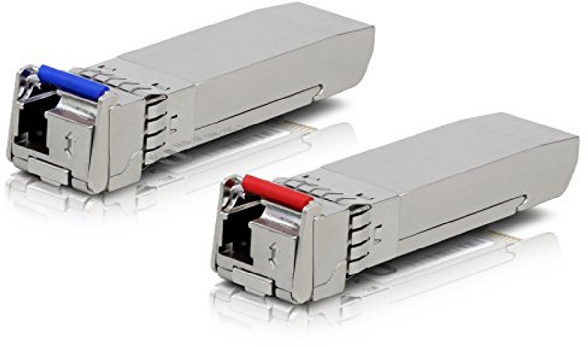 Netwerk Modules - Glasvezel Transceiver - Dataoverdracht - Single-mode vezel - 10 km bereik - Zilver