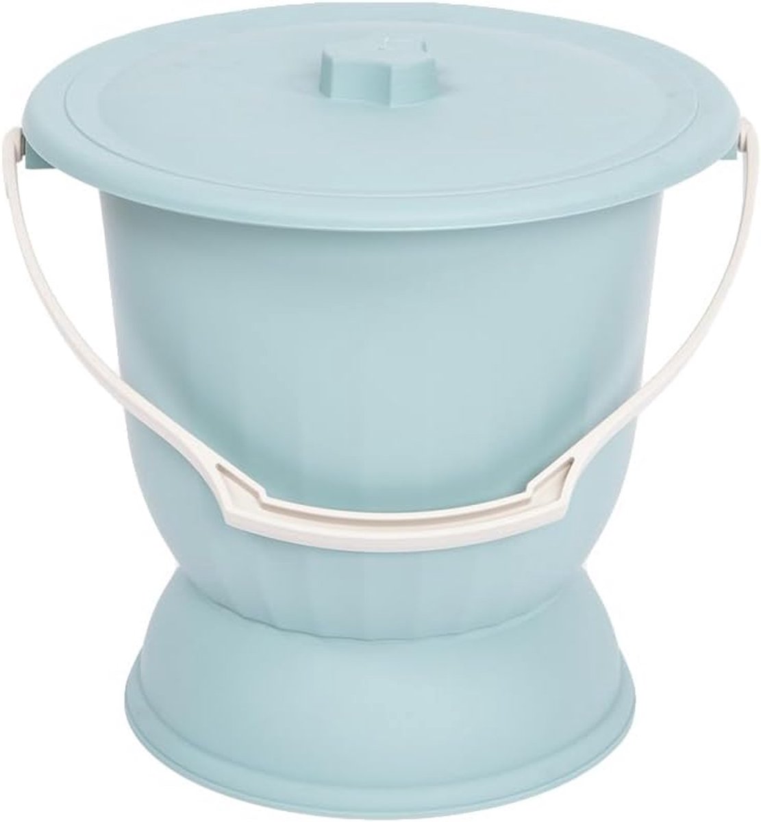 Nachtpot met deksel - Pot voor ouderen - Reizen en thuis - Grote capaciteit - 27 cm - Willekeurige kleur