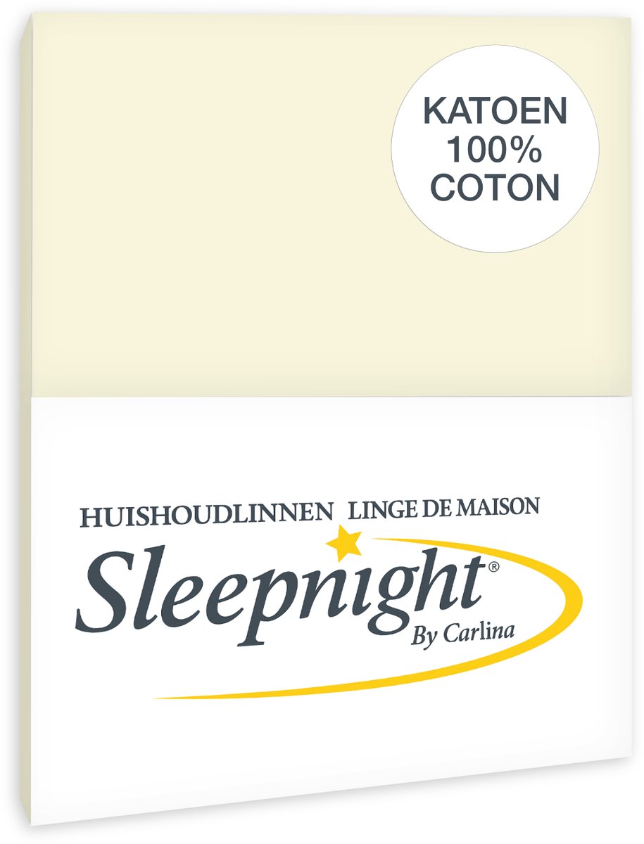 Sleepnight Kussensloop Katoen Ivoor - 50 x 70 cm - [Ivoor]