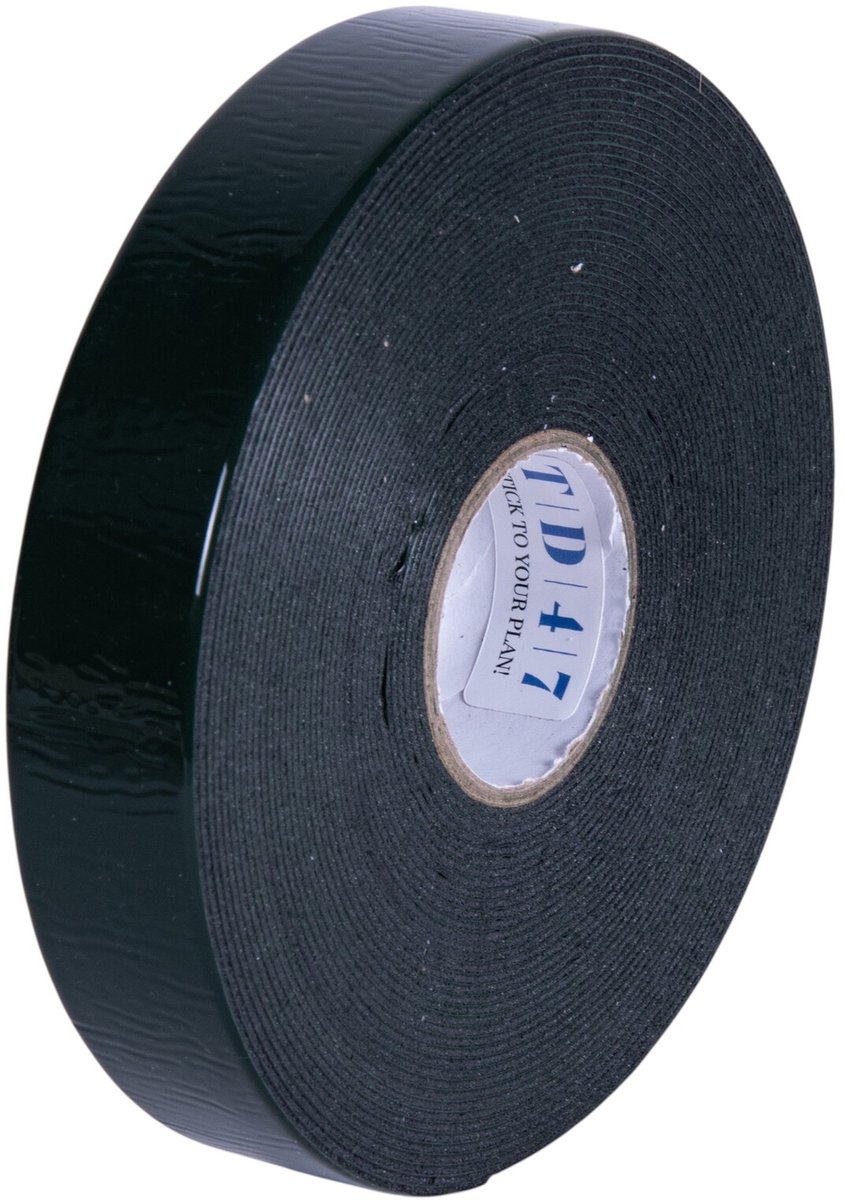 TD47 Dubbelzijdige Foam Tape 25mm x 10m Zwart