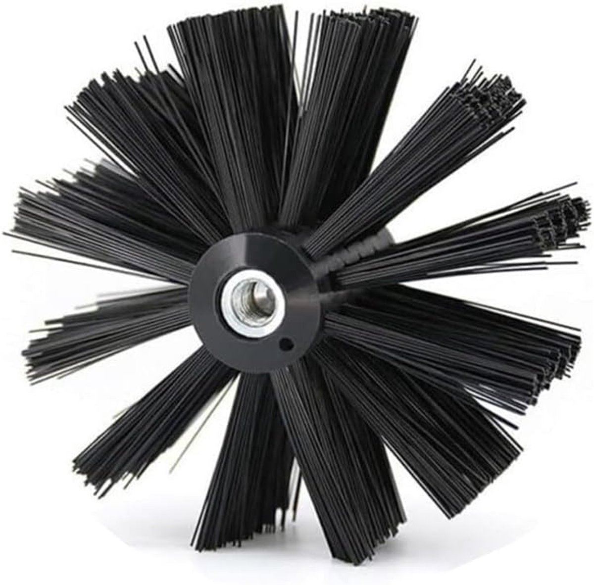 Schoorsteenborstel - Ventilatie reiniger - Kanaalonderhoud - Flexibele nylon kop - 150 mm 