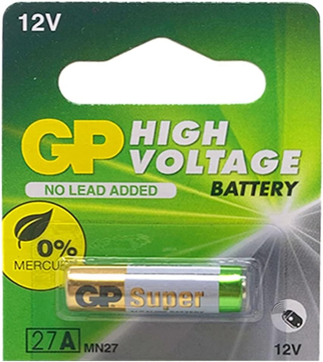 Batterij - Knoopcel Batterij - Apparaten Aandrijven - 12 Volt Vermogen - 2 Stuks - Zilverkleurig