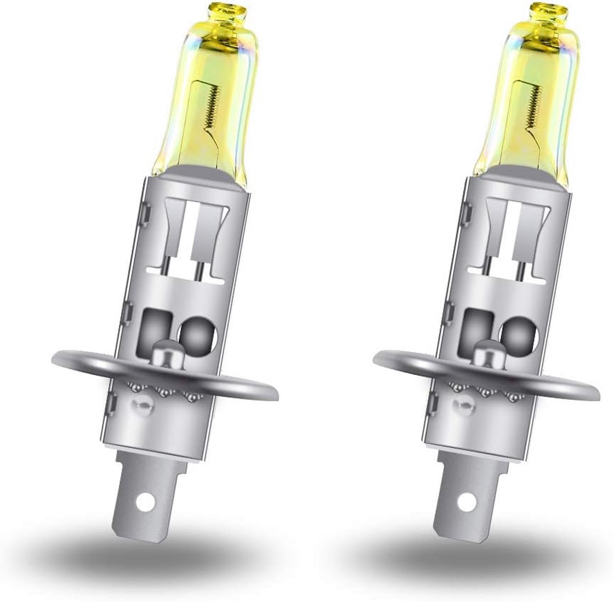 Halogeenkoplampen set - Auto lampen - Betere zichtbaarheid - 3 keer helderder - 2 stuks - Geelgoud