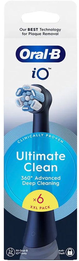 Oral-B Opzetborstels iO Ultimate Clean Zwart - 6 stuks