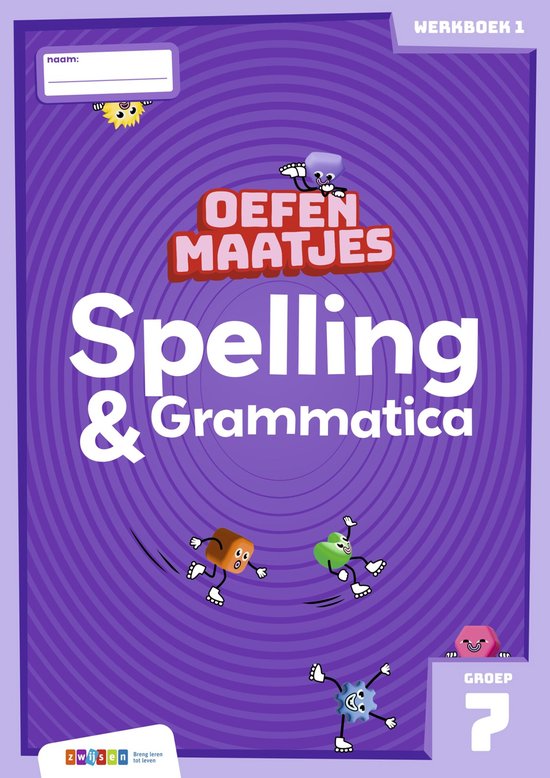 Oefenmaatjes Spelling & Grammatica groep 7 werkboek 1 - cover