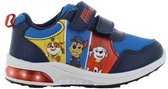 Paw Patrol - Schoenen voor jongens met lichtjes - Chase, Marshall en Rubble Sneakers voor kinderen met klittenband - Lichtgevende kindersneaker - Maat 28 - Blauw