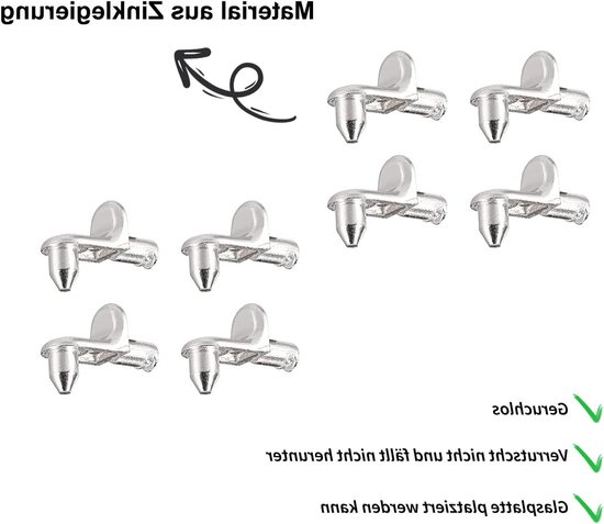 Set van 25 L-vormige Planksteunen met Opbergdoos, Ideaal voor Keukenkast, Boekenkast en Kasten, Stevige Plankondersteuning voor Optimale Ruimtebenutting — afbeelding 3