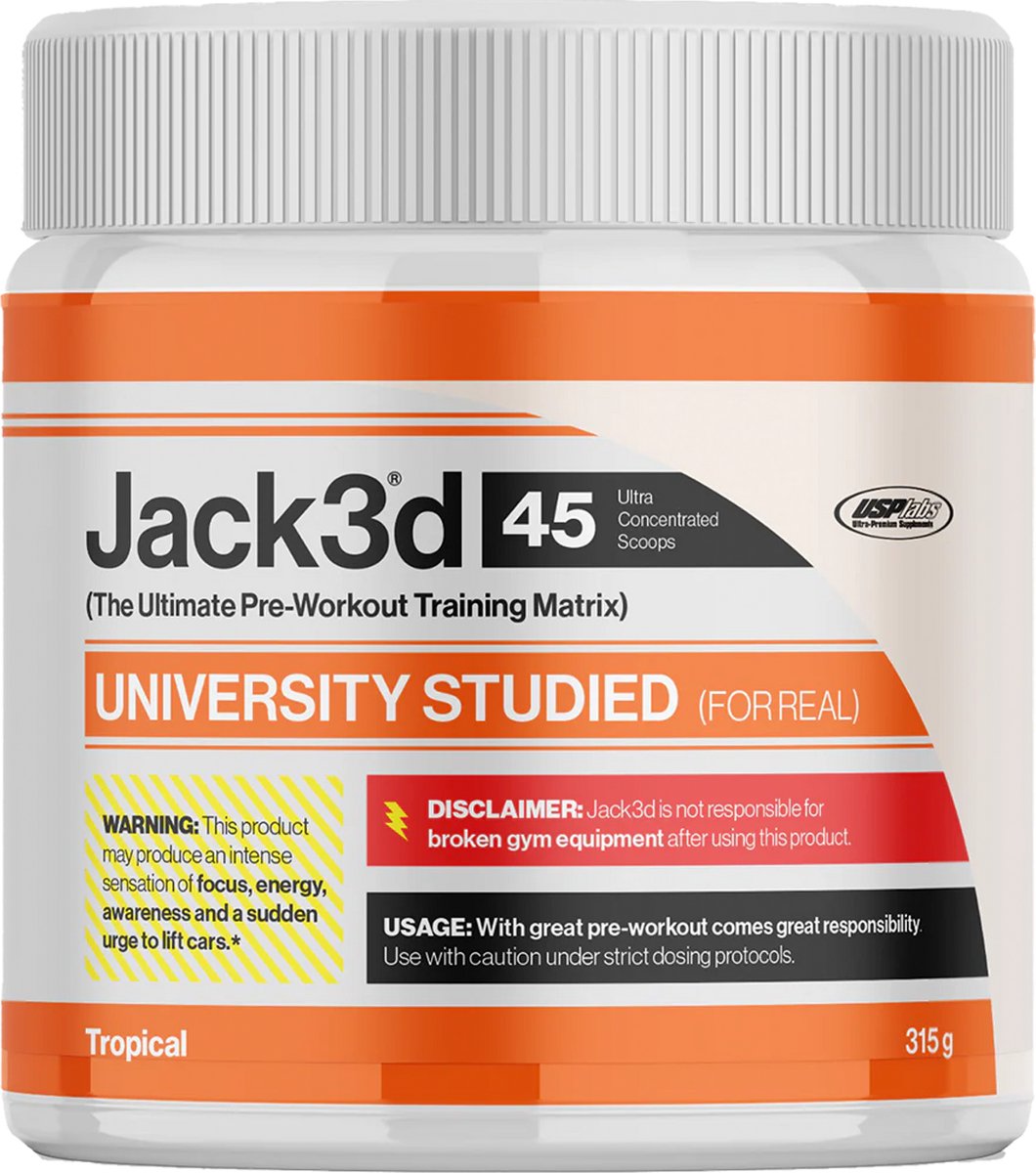 Jack3d Advanced - 45 servings - Tropical