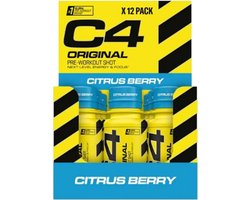 C4 Energy Shot - 12x 60 ml - Citrus Berry