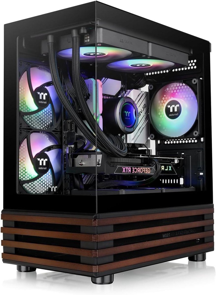 Computer Behuizing - Mid Tower - Componenten Beschermen - Dubbel Gehard Glas - Micro ATX - Zwart