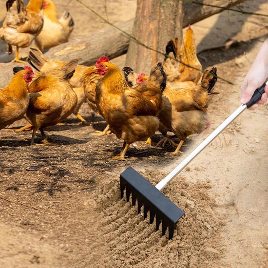 Stalveger Uitschuifbaar - Schoonmaakgereedschap Dier - Stalmest Opruimen - 4 Schepkoppen - 44 x 9 x 16 cm - Enkel kenmerk — afbeelding 5