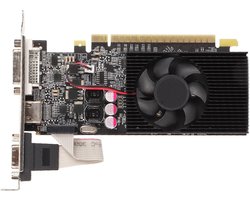 Grafische Kaart - Videokaart Intern - Gaming Prestaties - Met Koelventilator - 2GB GDDR3 - Zwart