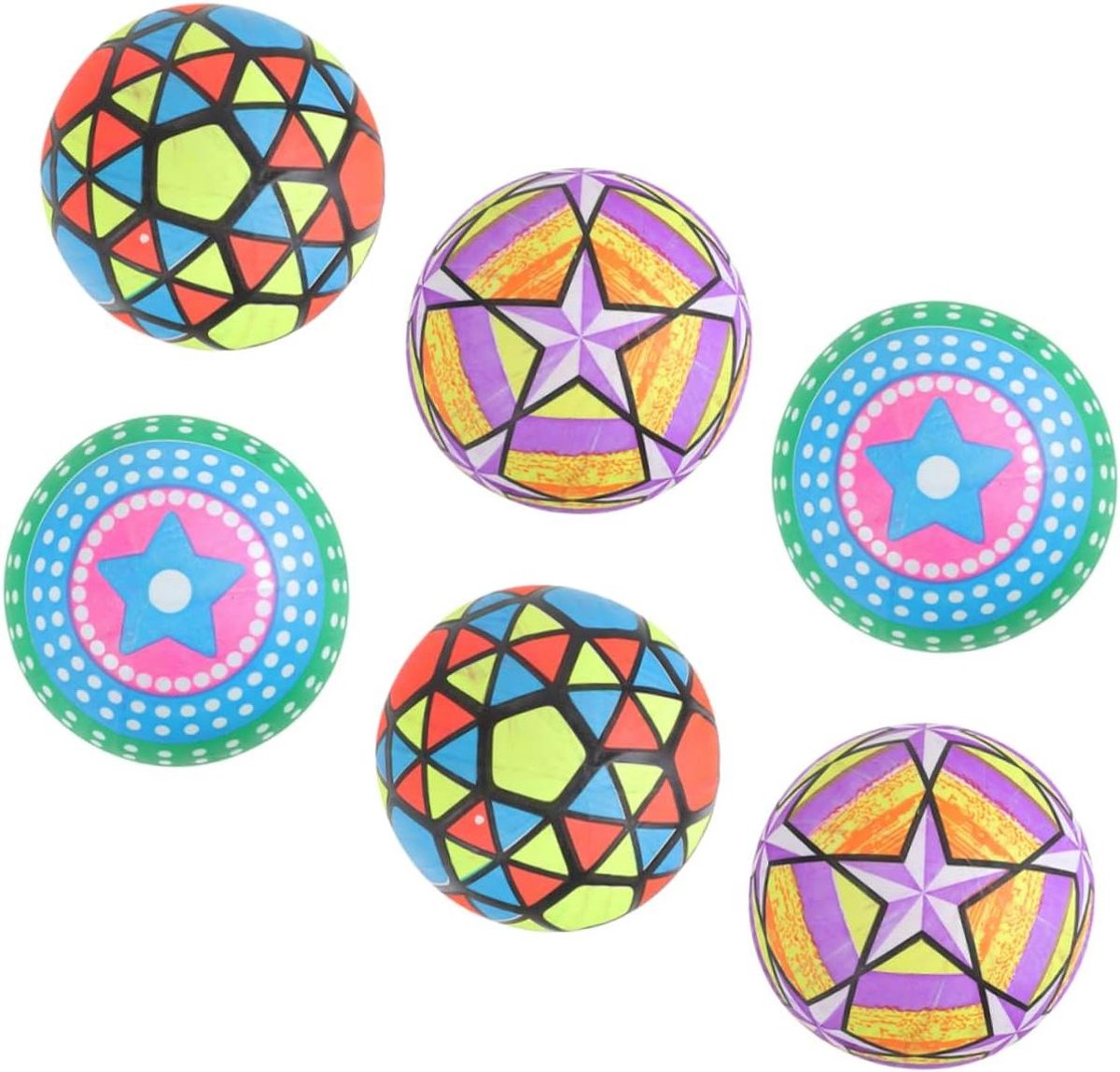 Opblaasbare Beachballen - Zomerballen Set - Strandplezier Spelen - Creatief Decoratie - 23cm Doorsnede - Diverse Kleuren