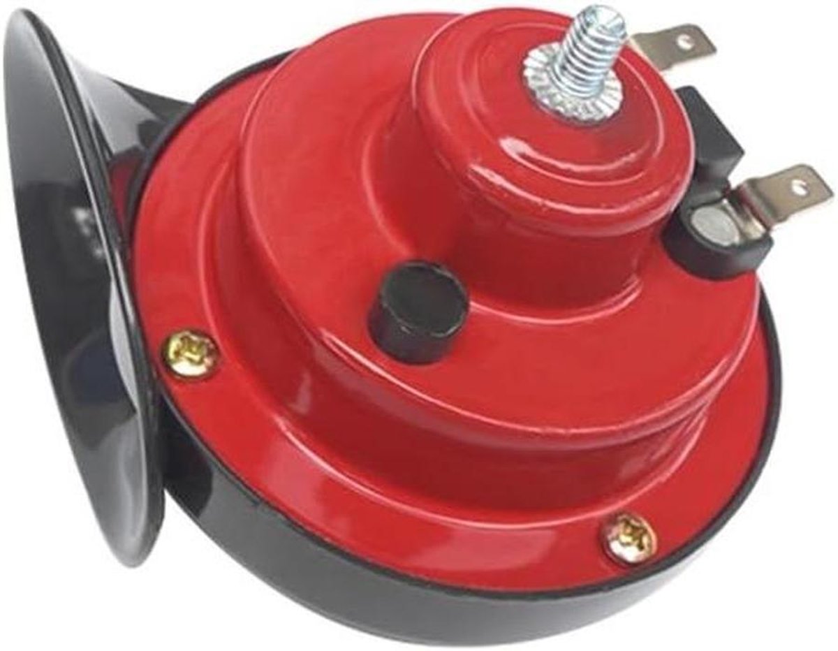 Autoclaxon - Luidsprekersysteem - Verkeersveiligheid - 300 dB Geluidssterkte - 12 Volt - Rood