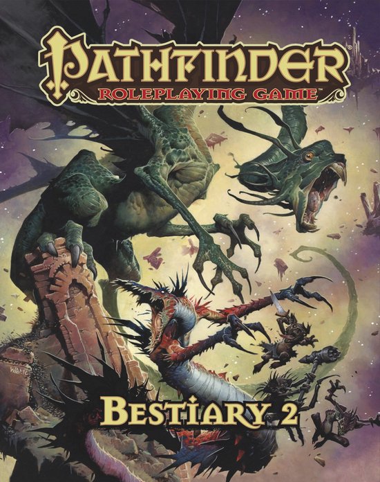 Pathfinder RPG (PF1E)- Pathfinder RPG: Bestiary 2 - cover