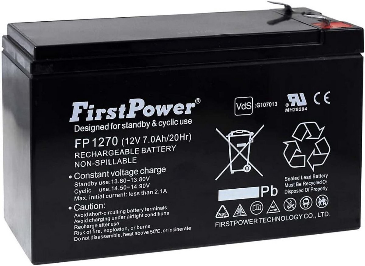 Vervangende Lood-zuuraccu voor USV APC Smart-UPS SC 420 12V 7Ah