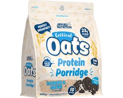 Applied Nutrition Critical Oats (600g) Cookies & Cream - Functionele voeding - Eiwitrijke voedingsmiddelen