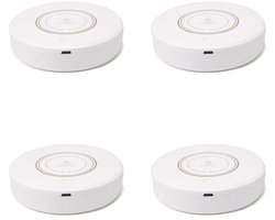 Mini magnetische roerder met 4 snelheden, automatische drankroerder, oplaadbaar via USB-C, geschikt voor glazen en keramische bekers.