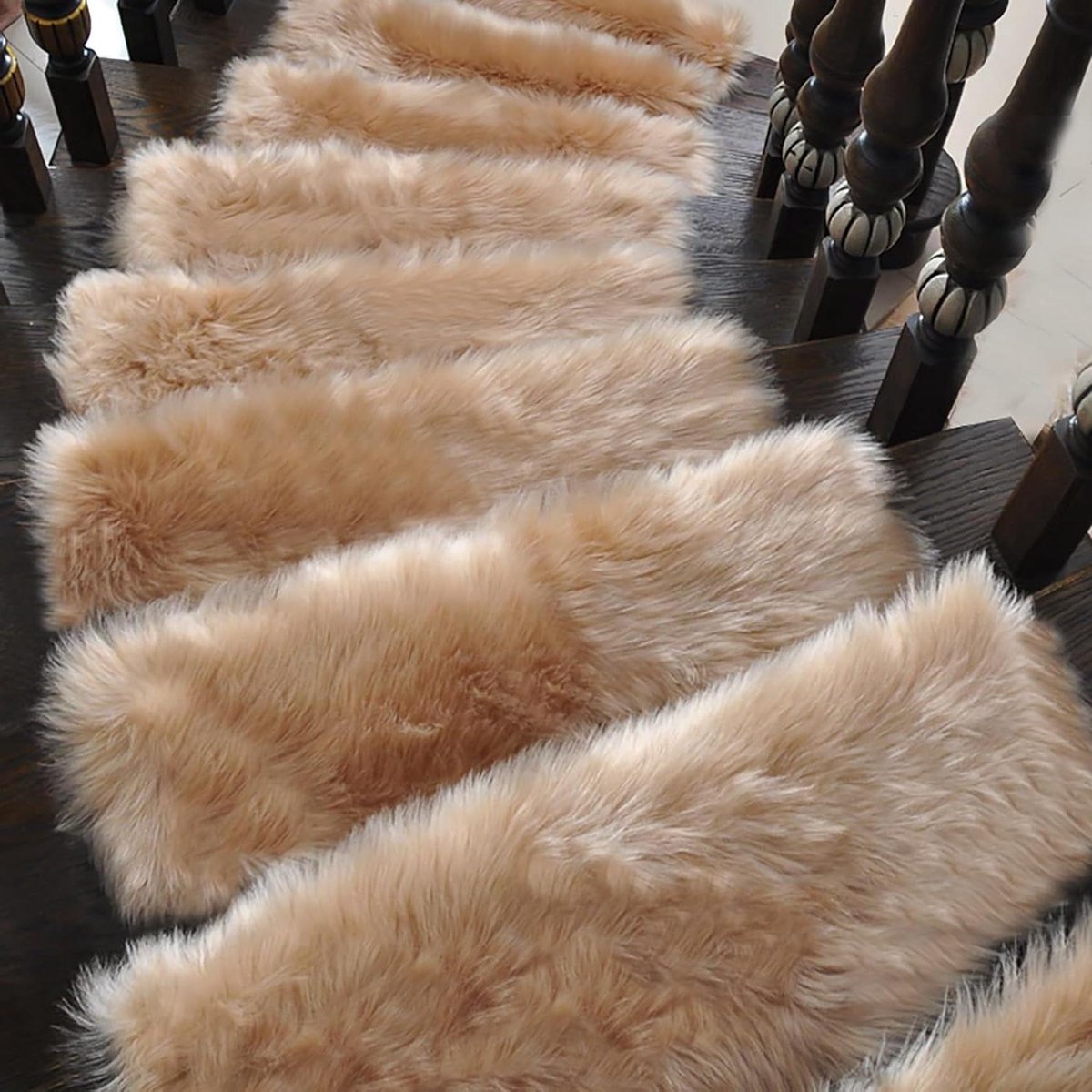Zelfklevende trapmatten - Antislip treden - Veilige trappen - Zonder lijmresten - 15 stuks - Bruin