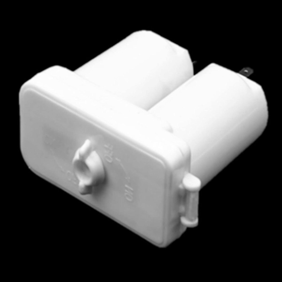 Accubak Waterverwarmer - Batterijhouder - Gasboiler Voeden - Compact ABS Plastic - 8x7.5x4 cm - Zwart