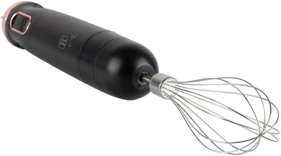 Staafmixer Set - Keukenmachine Accessoires - Eten Bereiden - 5 Snelheden Turbo - 500 ml Kom - Zwart Rosegoud — afbeelding 4