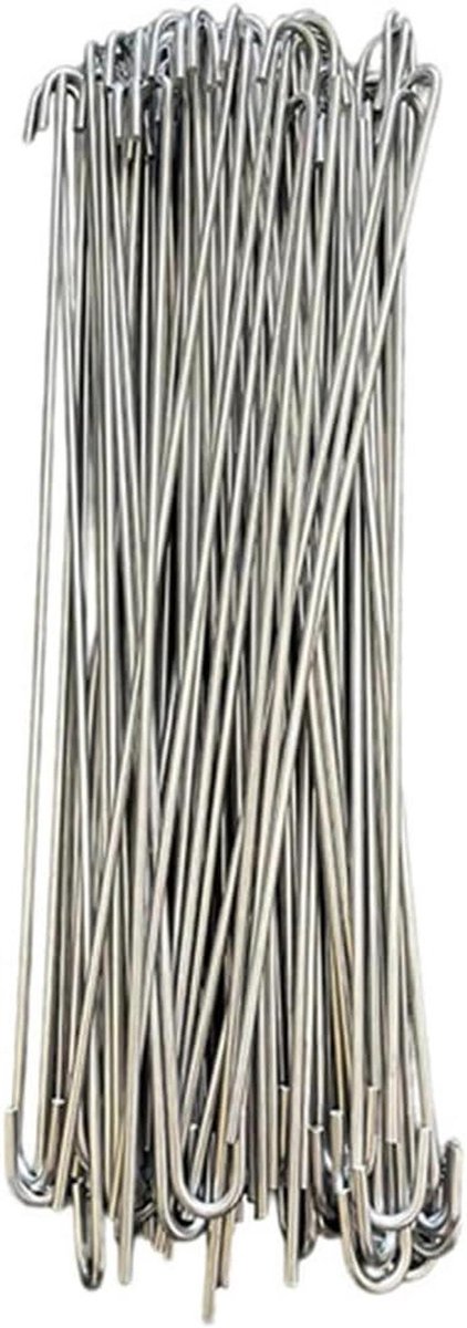 Metalen Clips - Hekwerk Bevestigers - Tuin Beveiligen - Weerbestendig Staal - Onbekend - Z