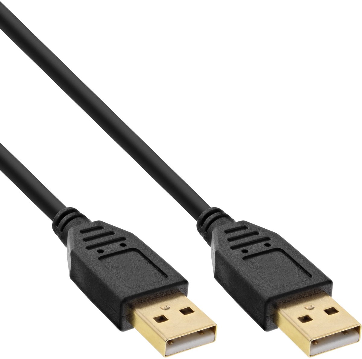 InLine 34330S 3m USB A USB A Zwart USB-kabel