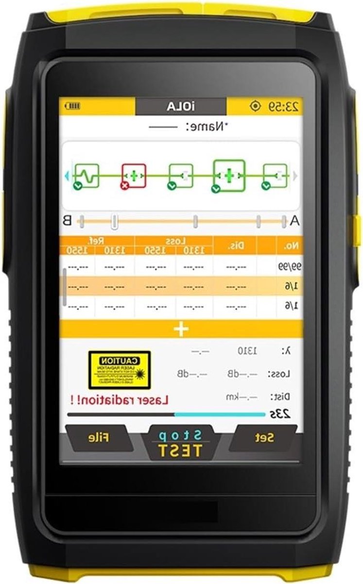 Netwerkkabel Tester - Glasvezel Reflectometer - Netwerk Diagnostiek - Live Test Ondersteuning - 80 km Bereik - Zwart