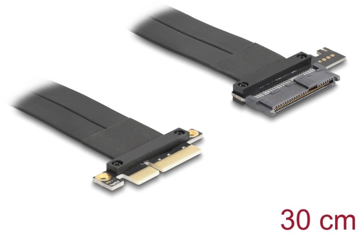 Delock Riser Card PCI Express 3.0 x4 male to U.2 SFF-8639 SSD slot with cable 30 cm