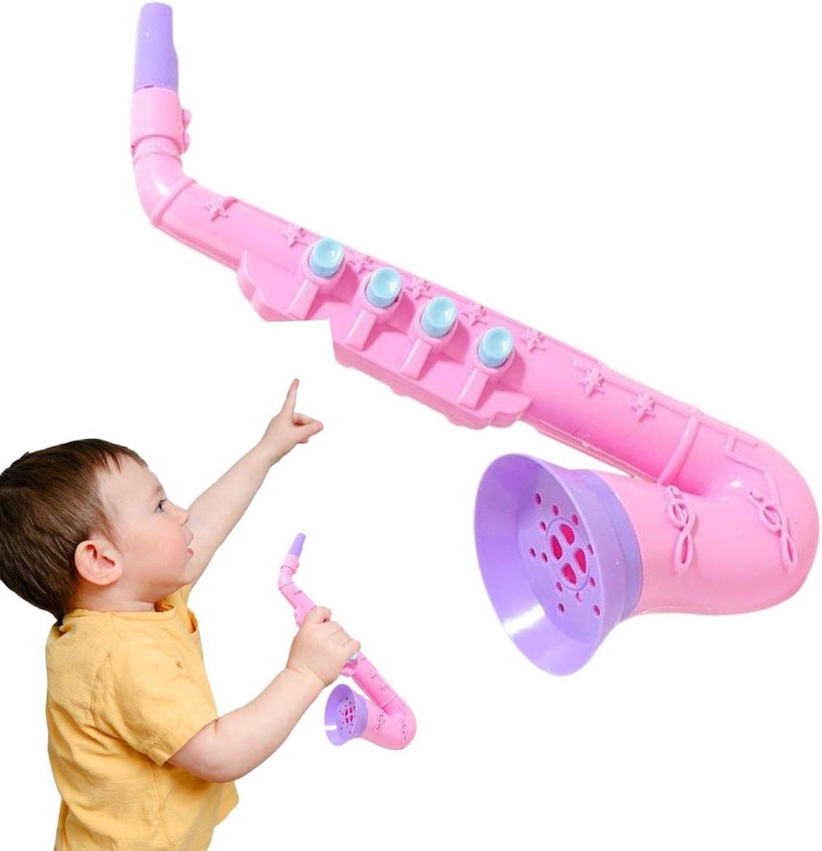 Kinder Saxofoon Speelgoed - Muziek Instrument - Muzikale Ontwikkeling - Realistisch Ontwerp - 25 cm - Uniek