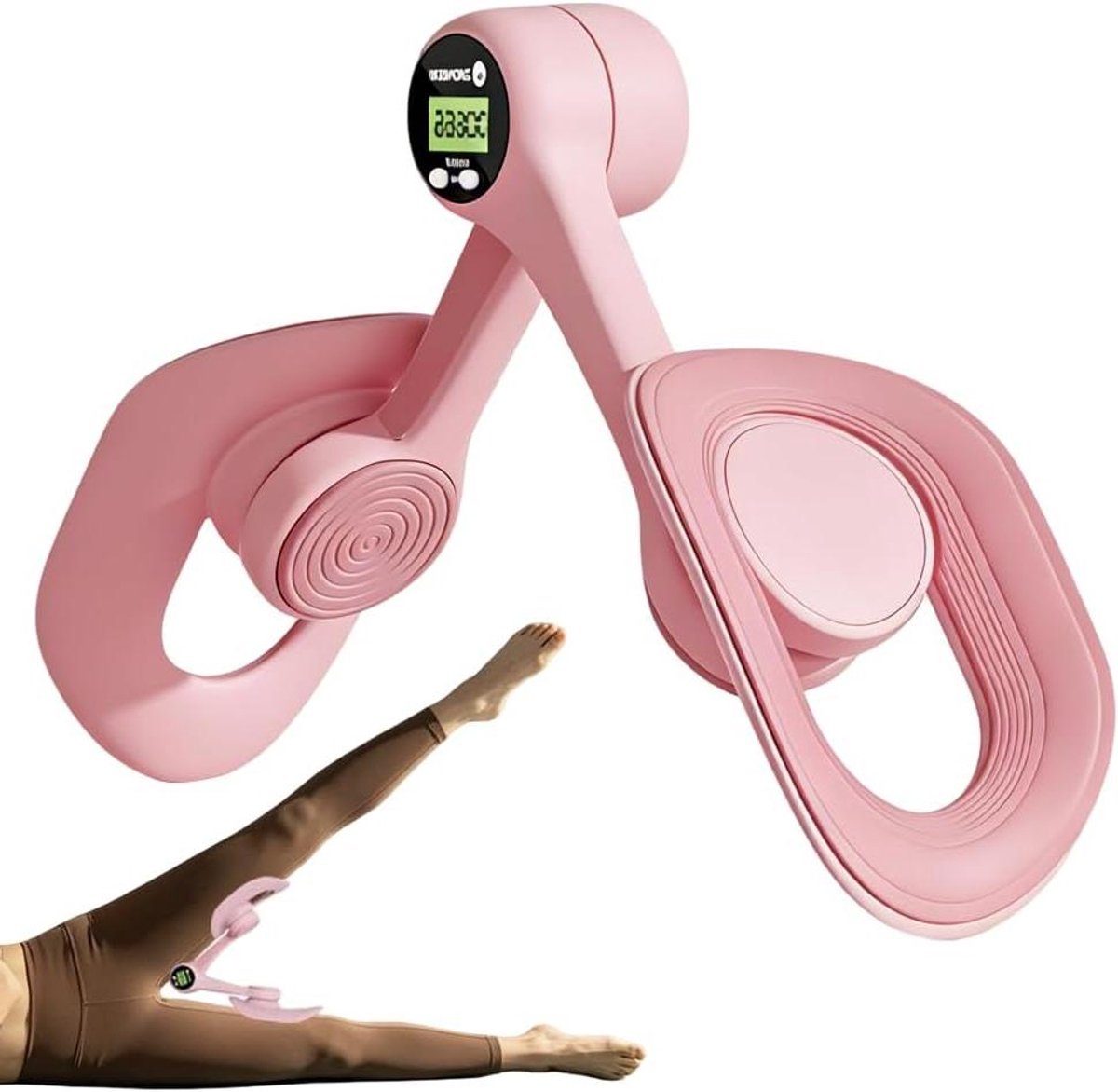 Dijbeentrainer Bekkenbodemtrainer - Thigh Master Vrouwen - Heup en Been Training - Intelligente Telfunctie