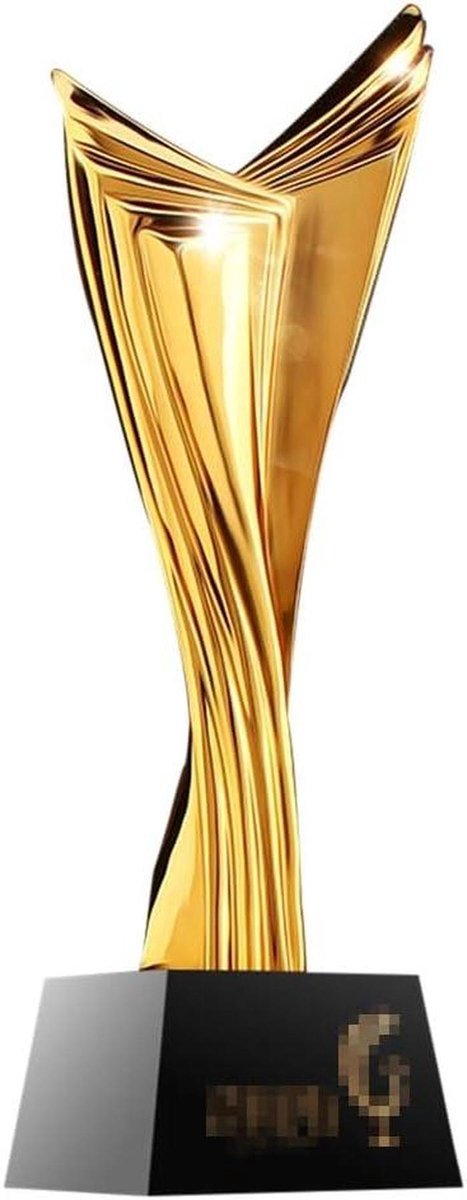 Trofee - Onderscheiding Prijs - Wedstrijd Beloning - Hars Materiaal - 500 Gram - Goudkleurig