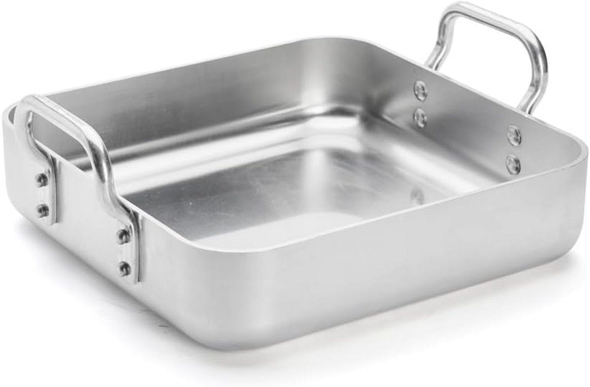 Grote Aluminium Braadpan met Anti-Aanbaklaag - 25 cm