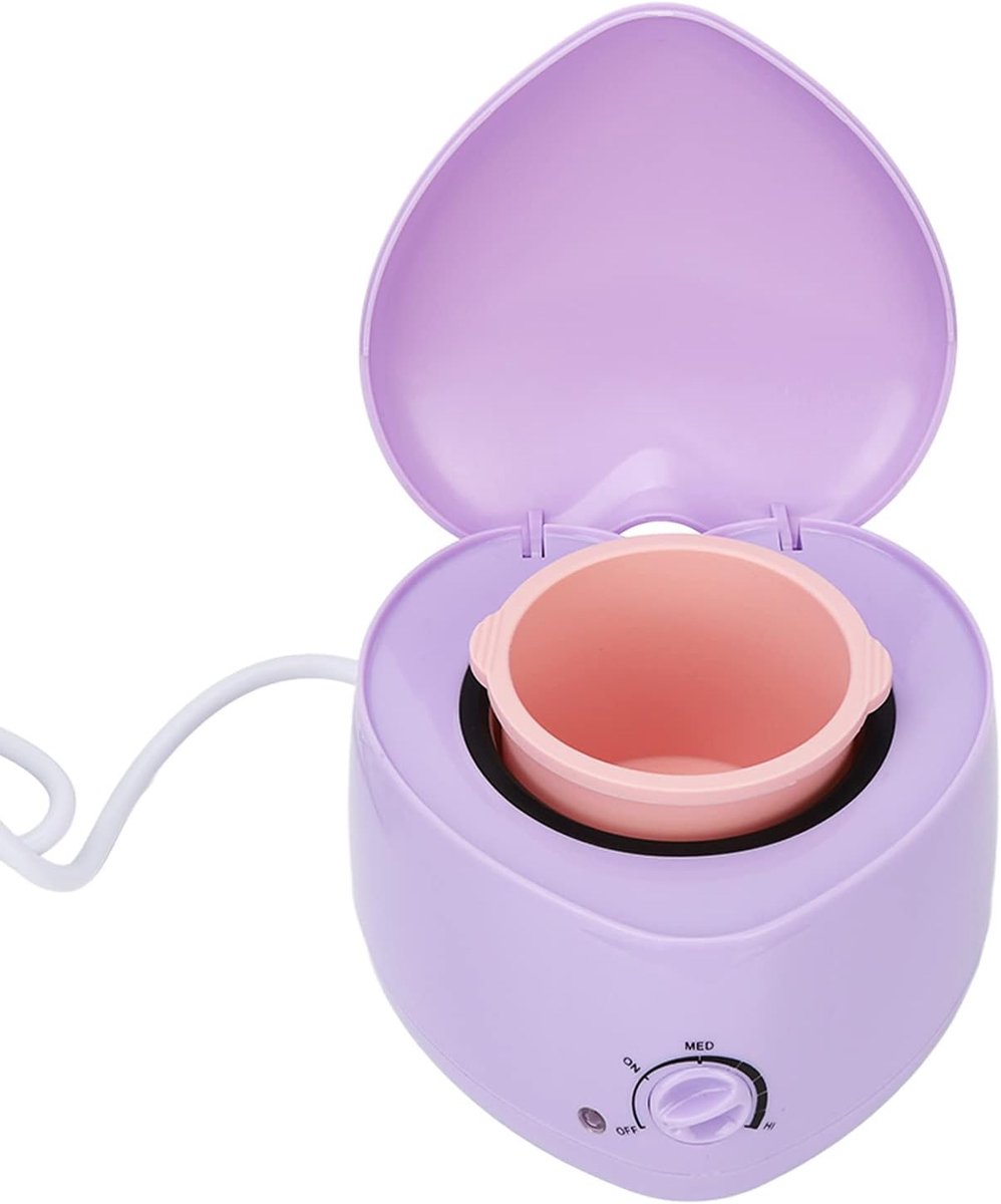 Mini Wax Heater - Harsverwarmer Machine - Thuis Harsen - Hartvormig Design - Compact Formaat - Wit