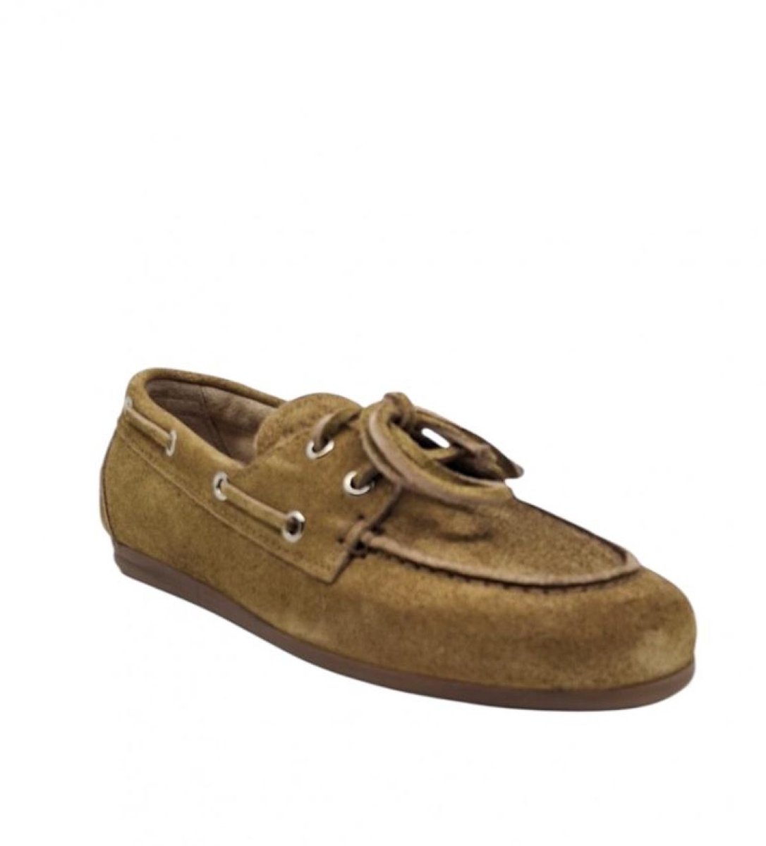 Pavement Pamarin Taupe Suede 174 | Bootschoen dames