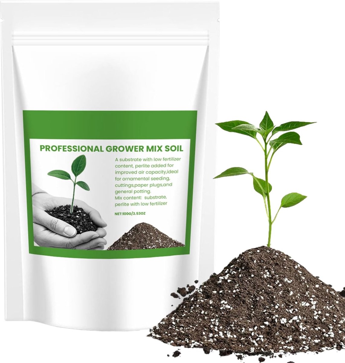 Potgrond Kamerplanten - Plantaarde Terrarium - Gezonde Plantengroei - Uitstekende Drainage - 122 gram