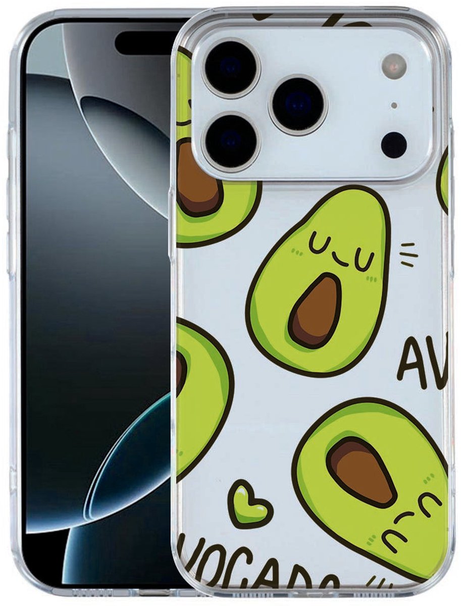 TPU Hoesje Apple iPhone 17 Pro Avocado Singing