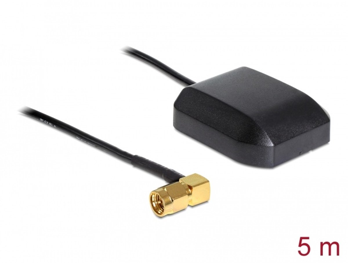 Navilock NL-280GG Multi GNSS GALILEO GLONAS GPS SMA 90° Antenna 5 m