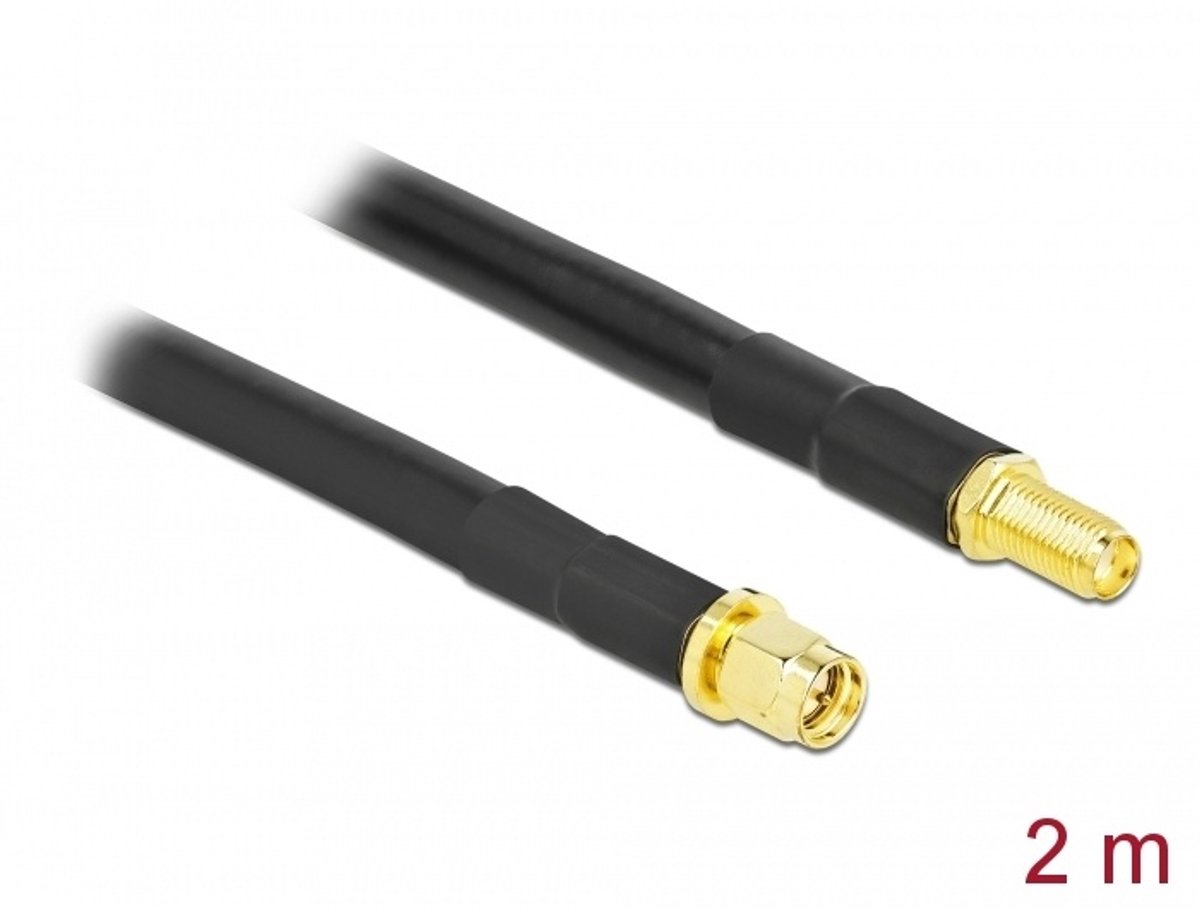 Antennekabel SMA -plug voor SMA Jack LMR/CFD300 2 M laag verlies