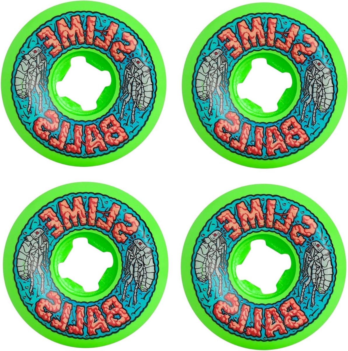 Skateboard Wielen Vlooienballen Speed Balls Skateboarden Hoge Prestaties Urethaan 56mm 99a