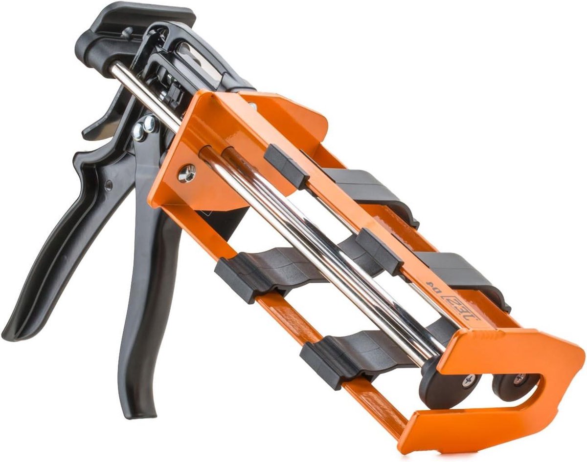 Kitpistool - Dubbel component - Materiaal aanbrengen - Hoge stuwkracht - 400 ml - Oranje