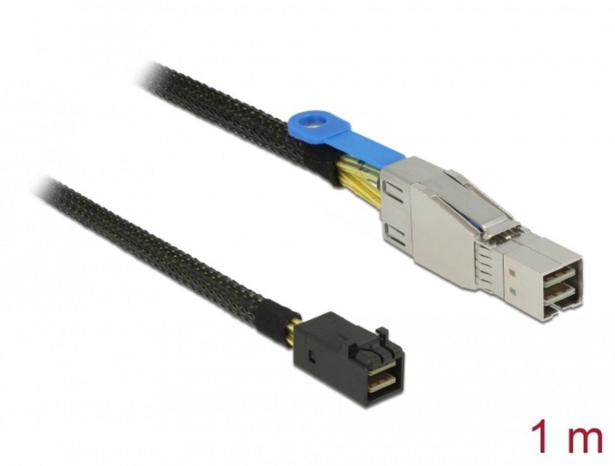 Kabel Mini SAS HD SFF-8644> MINI SAS HD SFF-8643 1 M