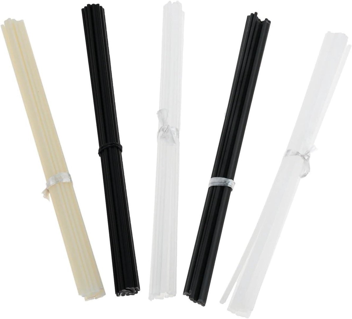 Plastic lasstaven - Kunststof laselektroden - Kunststof reparatie - Vlakke onderkant - 50 stuks - One Color