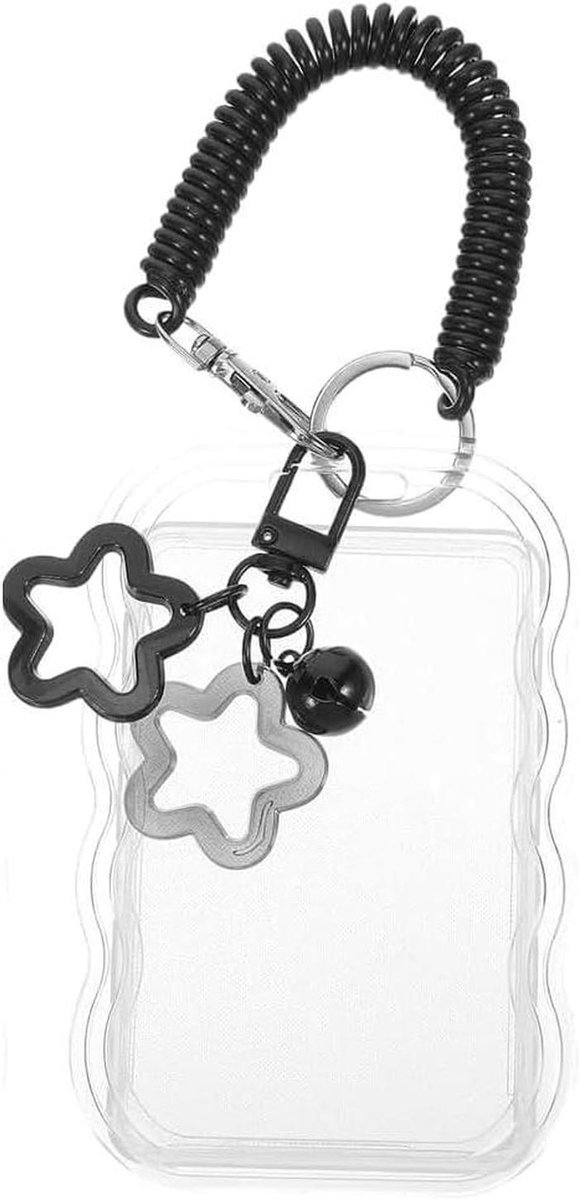 Fotokaarthouder - Transparante hoes - Kaarten beschermen - Met ring - 20 x 15 cm - Transparant