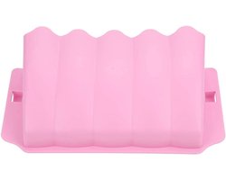 Voerbak Houder - Voerstation Dieren - Dieren Voeren - Ruimtebesparend Ontwerp - 25x16x7 cm - Roze