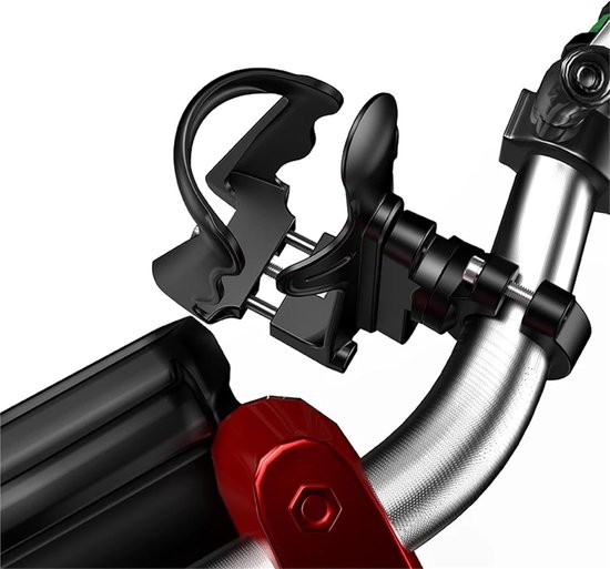 Motorfiets Bekerhouder - Drankhouder Fiets - Onderweg Drinken - Universele Pasvorm - 60-75 mm Diameter - Zwart — afbeelding 4