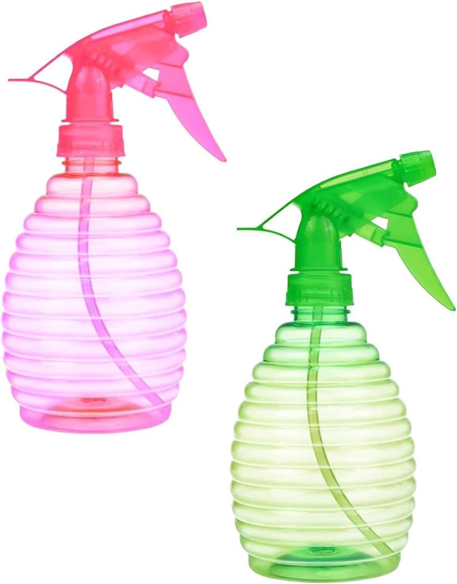 Plantenspuit Vernevelaar - Handzame Druksproeier - Planten Verzorgen - Ergonomisch Ontwerp - 2 Stuks 500ml - A