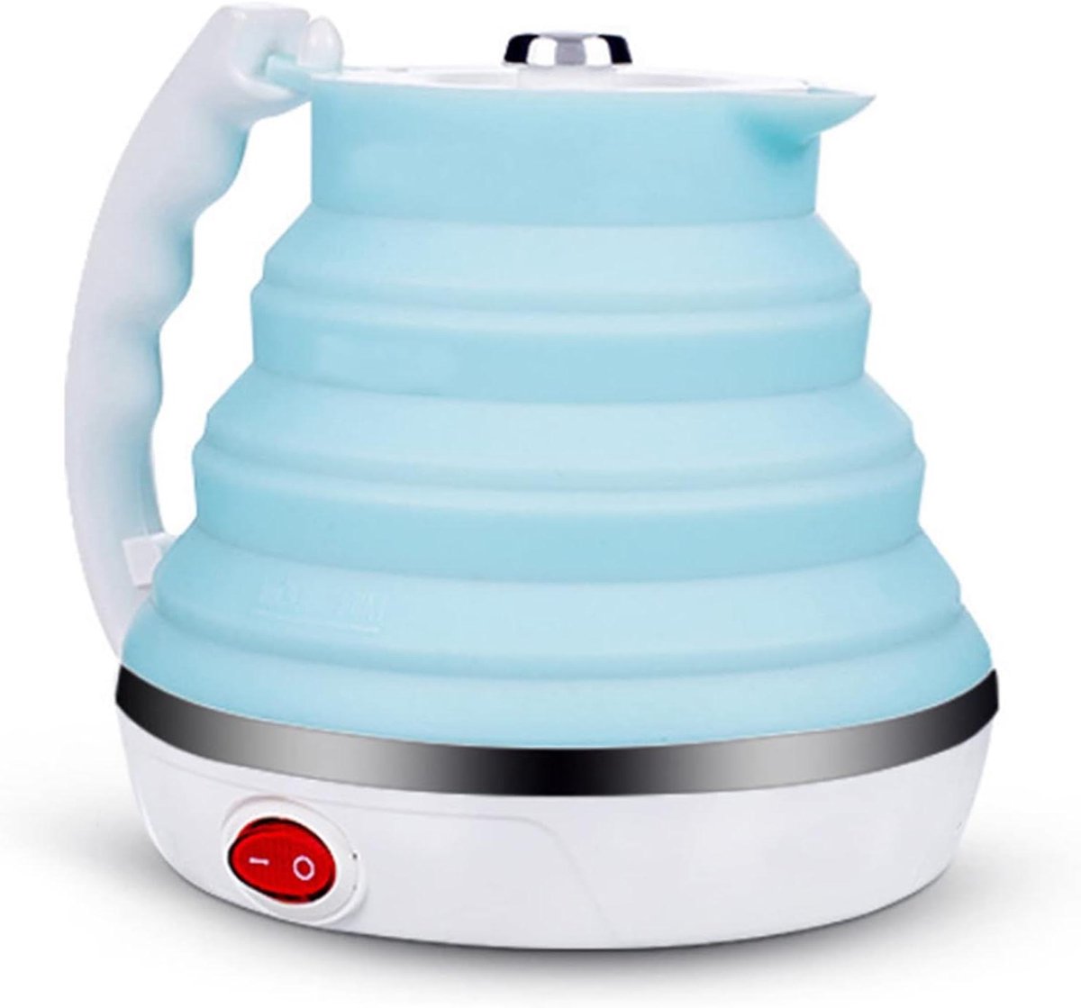 Reiskookplaat - Opvouwbare Waterkoker - Koken Onderweg - Ruimtebesparend Ontwerp - 560 ml Capaciteit - Blauw